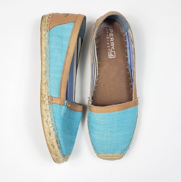 Sperry Shoes - Sperry Women's Canvas Espadrille Loafer Size 9